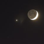 Moon and Venus
